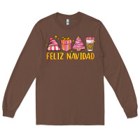 Chestnut feliz navidad Long Sleeve Tee - MaliasSmallBusiness