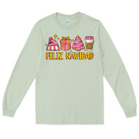 Matcha feliz navidad Long Sleeve Tee - MaliasSmallBusiness