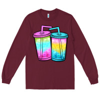 Burgundy loaded tea Long Sleeve Tee - JahusDesignShop