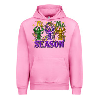 Fuchsia Pink Tis The Season Crawfish Mardi Gras Urban Hoodie - FaDigitalArtStudio