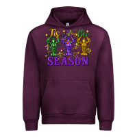 Mauve Wine Tis The Season Crawfish Mardi Gras Urban Hoodie - FaDigitalArtStudio