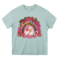 Arona pink christmas believe  rainbow Heavy Core Tee - AdoDesignShop