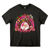 Asphalt pink christmas believe  rainbow Heavy Core Tee - AdoDesignShop
