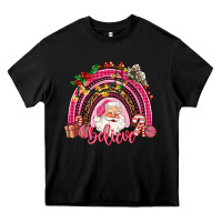 Black pink christmas believe  rainbow Heavy Core Tee - AdoDesignShop