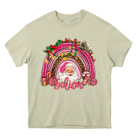 Mossy pink christmas believe  rainbow Heavy Core Tee - AdoDesignShop