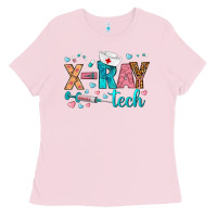 Bubblegum Pink x ray tech Ladies Tee - BundleAndBundleShop