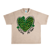 French Oak not lucky just blessed Urban Heavy Tee - MaliasSmallBusiness