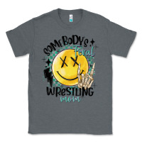 Charcoal Heather somebody's feral wrestling mom Classic Tee - MaliasSmallBusiness