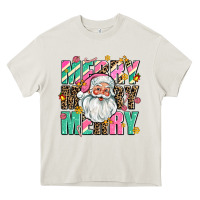 Cream merry merry merry Heavy Core Tee - AdoDesignShop