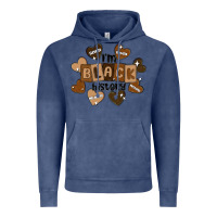 Vintage Denim i am black history Vintage Hoodie - MaliasSmallBusiness