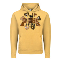 Vintage Mustard i am black history Vintage Hoodie - MaliasSmallBusiness