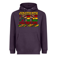 Plum juneteenth celebrating black freedom Heavyweight Hoodie - CowGirlArtShop