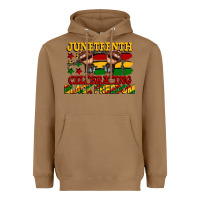 Toasted Coconut juneteenth celebrating black freedom Heavyweight Hoodie - CowGirlArtShop