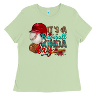 Matcha it's a baseball kinda day Ladies Tee - BundleAndBundleShop