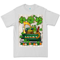 Dove Grey lucky truck Premium Tee - AdoDesignShop