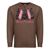Chestnut pink merry christmas Premium Sweatshirt - CowGirlArtShop