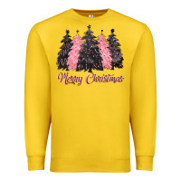 Lemon pink merry christmas Premium Sweatshirt - CowGirlArtShop