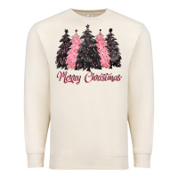Sandshell pink merry christmas Premium Sweatshirt - CowGirlArtShop