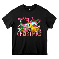 Black merry christmas Heavy Core Tee - AdoDesignShop