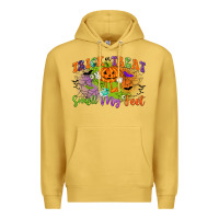 Antique Gold trick or treat smell my feet Premium Hoodie - CowGirlArtShop