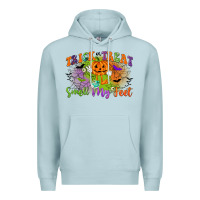 Blue Mist trick or treat smell my feet Premium Hoodie - CowGirlArtShop