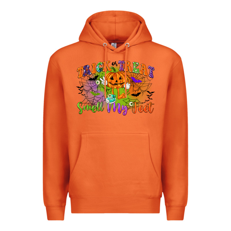 Trick Or Treat Smell My Feet Premium Hoodie by CowGirlArtShop | Teevron