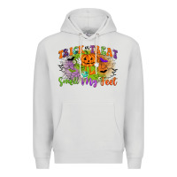 Dove Grey trick or treat smell my feet Premium Hoodie - CowGirlArtShop