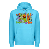 Ocean Blue trick or treat smell my feet Premium Hoodie - CowGirlArtShop
