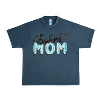 Midnight Navy swim mom Urban Heavy Tee - MaliasSmallBusiness