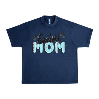 Navy swim mom Urban Heavy Tee - MaliasSmallBusiness