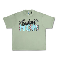 Oil Green swim mom Urban Heavy Tee - MaliasSmallBusiness