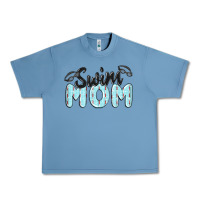 Pebble Blue swim mom Urban Heavy Tee - MaliasSmallBusiness