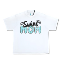 White swim mom Urban Heavy Tee - MaliasSmallBusiness