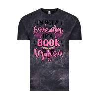 Cloud Black i'm not a booksorm i'm a book dragon Vintage Tee - MaliasSmallBusiness