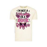 Vintage Arctic i'm not a booksorm i'm a book dragon Vintage Tee - MaliasSmallBusiness