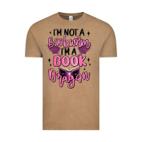 Vintage Coffee i'm not a booksorm i'm a book dragon Vintage Tee - MaliasSmallBusiness