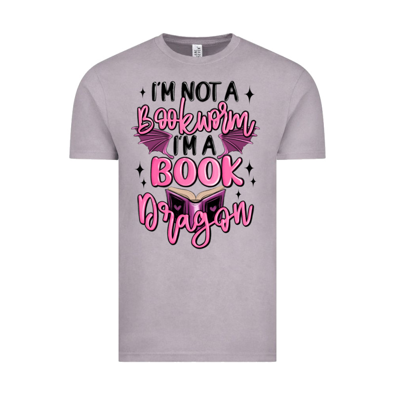 I'm Not A Booksorm I'm A Book Dragon Vintage Tee by MaliasSmallBusiness | Teevron