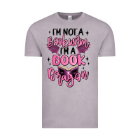 Vintage Zinc i'm not a booksorm i'm a book dragon Vintage Tee - MaliasSmallBusiness