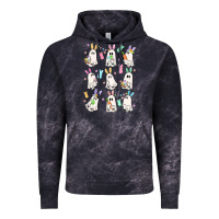 Cloud Black bunny ghost Vintage Hoodie - MaliasSmallBusiness