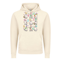 Vintage Artic bunny ghost Vintage Hoodie - MaliasSmallBusiness