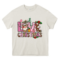 Cream love christmas Heavy Core Tee - AdoDesignShop
