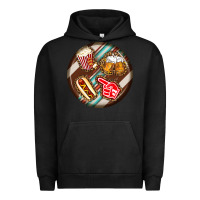 American Football Round Earrings Urban Hoodie | Teevron
