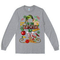Heather Grey im teacher elf Long Sleeve Tee - MaliasSmallBusiness