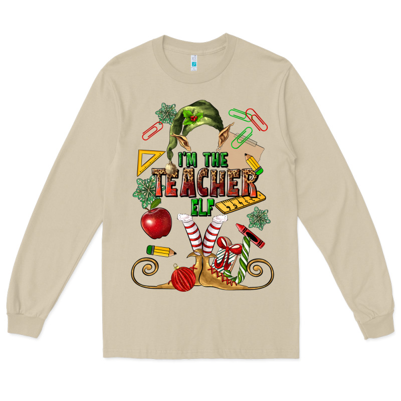 Im Teacher Elf Long Sleeve Tee by MaliasSmallBusiness | Teevron
