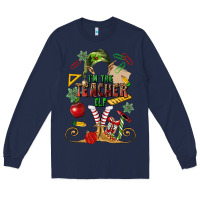 Navy im teacher elf Long Sleeve Tee - MaliasSmallBusiness