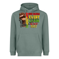 Sage juneteenth breaking every chain since 1865 Heavyweight Hoodie - CowGirlArtShop