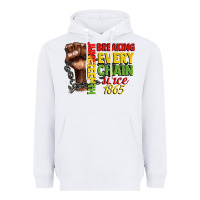 White juneteenth breaking every chain since 1865 Heavyweight Hoodie - CowGirlArtShop