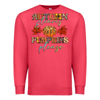 Cardinal autumn leaves and pumpkins please Premium Sweatshirt - CowGirlArtShop