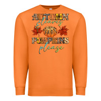 Carrot autumn leaves and pumpkins please Premium Sweatshirt - CowGirlArtShop