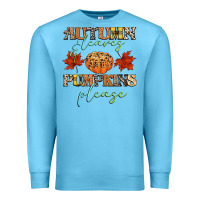 Autumn Leaves And Pumpkins Please Premium Sweatshirt | Teevron